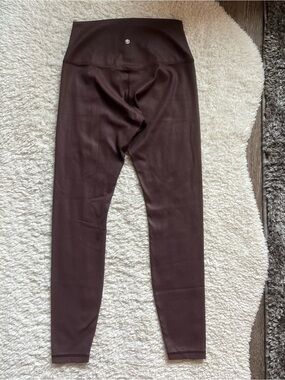 CRZ Yoga Butterluxe Foil Leggings 25” Mauve Brown (M)